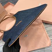 Miu Miu Palisander lvy Naplak Patent Navy 35x40cm - 2