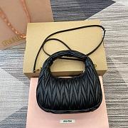 Miu Miu Wander Matelasse Black Size 23x13x7cm - 5
