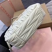 Miu Miu Wander Matelasse White Size 23x13x7cm - 2
