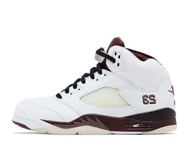 Air Jordan 5 Retro A Ma Maniére Burgundy Crush IB1528-100 - 1