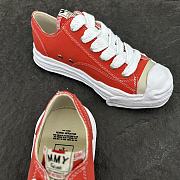 Maison Mihara Yasuhiro Hank OG Sole Canvas Low Red - 6
