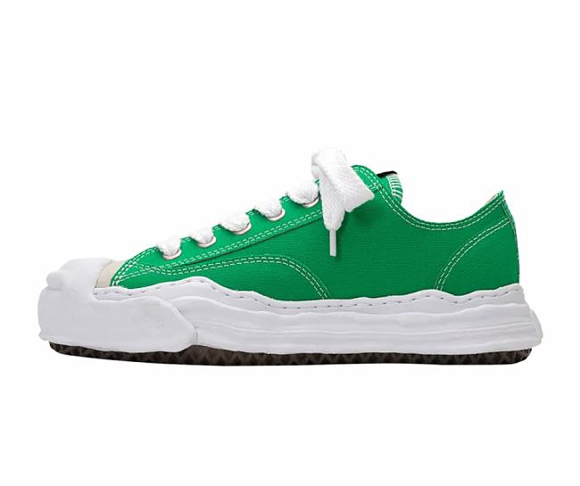 Maison Mihara Yasuhiro Hank OG Sole Canvas Low Green - 1