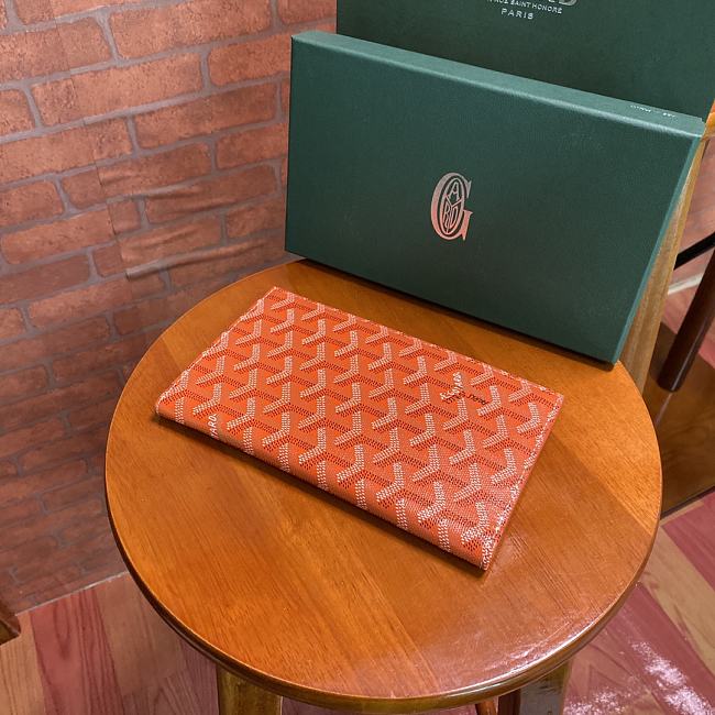 Goyard Richelieu Wallet Orange Size 29CM - 1