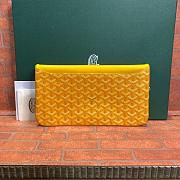 Goyard Sainte-Marie Clutch in Yellow Size 29CM - 4