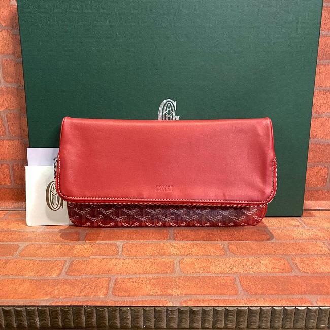 Goyard Sainte-Marie Clutch in Red Size 29CM - 1