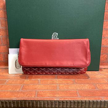 Goyard Sainte-Marie Clutch in Red Size 29CM