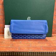 Goyard Sainte-Marie Clutch in Blue Size 29CM - 3