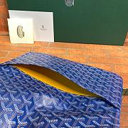 Goyard Sainte-Marie Clutch in Blue Size 29CM - 2