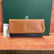 Goyard Sainte-Marie Clutch in Black Brown Size 29CM - 4