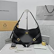 Balenciaga Bel Air Black Bag Size 35x10x17cm - 4
