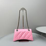 Balenciaga Crush Pink Bag Size 25x15x9cm - 4