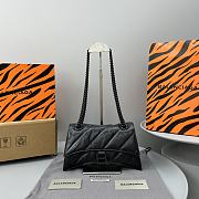 Balenciaga Crush Black Bag Size 25x15x9cm - 1