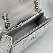 Balenciaga Crush Silver Bag Size 25x15x9cm - 2