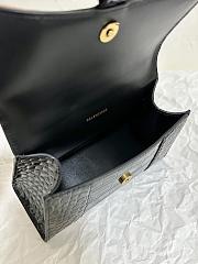 Balenciaga Hourglass Black Bag Size 23x15x10cm - 4