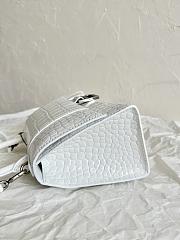 Balenciaga Hourglass White Bag Size 23x15x10cm - 3