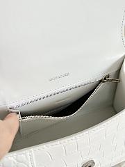 Balenciaga Hourglass White Bag Size 23x15x10cm - 2
