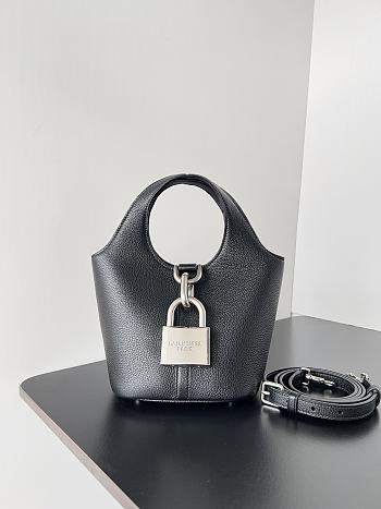Balenciaga Locker Black Bag Size 23x24x9cm
