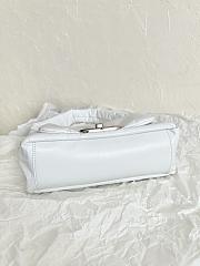 Balenciaga Monaco Sling White Bag Size 26x16x9cm - 3