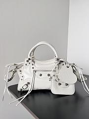 Balenciaga Neo Cagole White Bag Size 26x13x18cm - 3