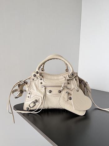 Balenciaga Neo Cagole Beige Bag Size 26x13x18cm