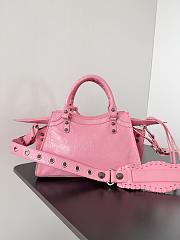 Balenciaga Neo Cagole Pink Bag Size 26x13x18cm - 4