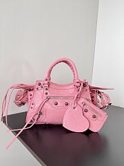 Balenciaga Neo Cagole Pink Bag Size 26x13x18cm - 3