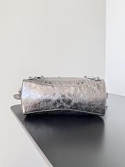 Balenciaga Neo Cagole Silver Bag Size 26x13x18cm - 5