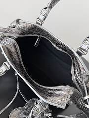 Balenciaga Neo Cagole Silver Bag Size 26x13x18cm - 6
