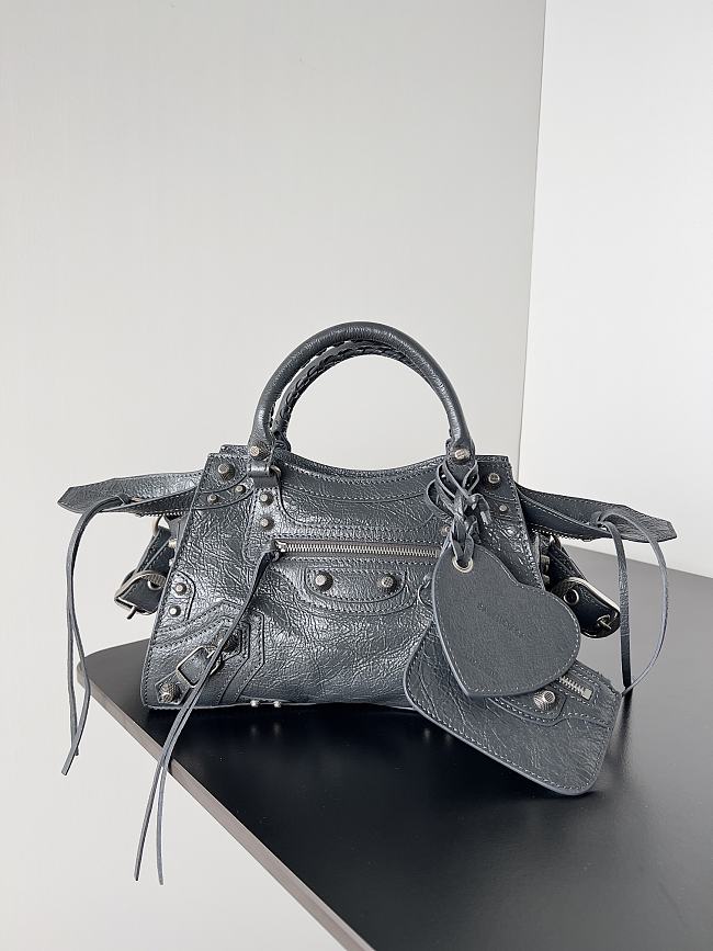 Balenciaga Neo Cagole Grey Bag Size 26x13x18cm - 1