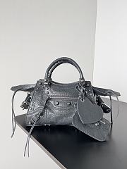 Balenciaga Neo Cagole Grey Bag Size 26x13x18cm - 1