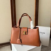 Celine Appoline Brown Bag 114963 Size 37x22x16cm - 4