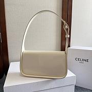 Celine White Bag Terence In Patent Size 20x5x11CM - 2