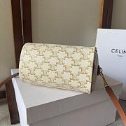 Celine Boston Canvas Beige 197582 Size 20x14x10cm - 4