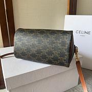 Celine Boston Canvas Grey 197582 Size 20x14x10cm - 5