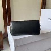 Celine Clutch on Chain Cuir Triomphe in Black Size 16×11×8cm - 5