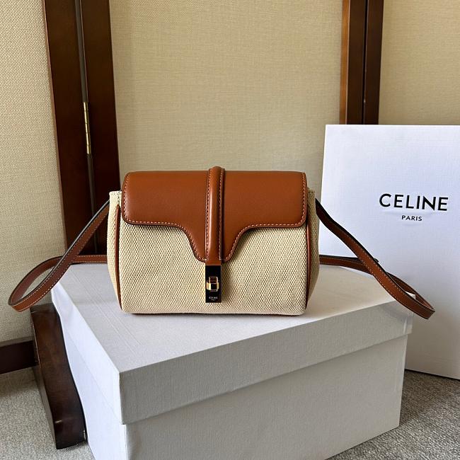 Celine Early Spring Edition Beige 101353 Size 18x12x6CM - 1