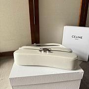 Celine Lola Baguette White Bag Size 28x12×5cm - 4
