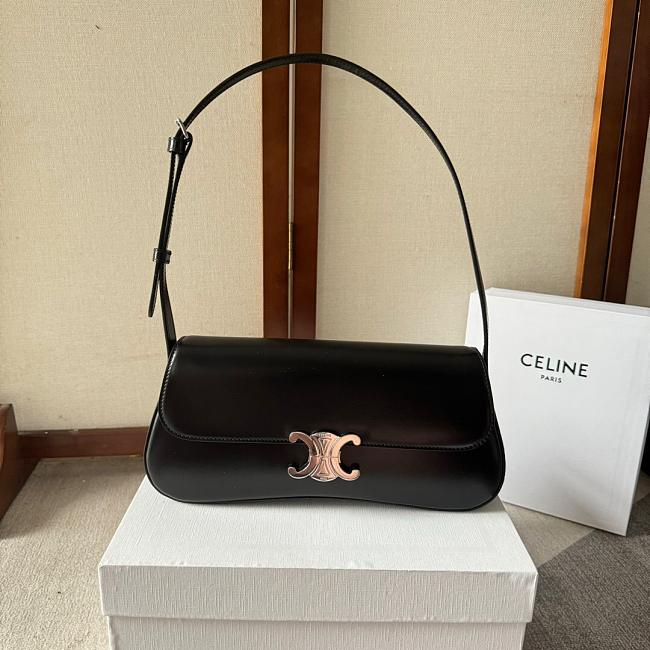 Celine Lola Baguette Black Bag Size 28x12×5cm - 1