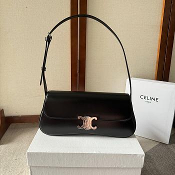 Celine Lola Baguette Black Bag Size 28x12×5cm
