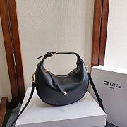 Celine Lulu In Supple Grained Calfskin Black Size 21x24x5cm - 1