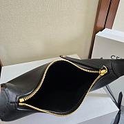 Celine Lulu In Supple Grained Calfskin Black Size 21x24x5cm - 5