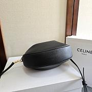 Celine Lulu In Supple Grained Calfskin Black Size 21x24x5cm - 3