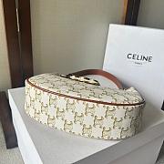 Celine Medium Ava Triomphe White Bag 114493 Size 23x13x6cm - 3