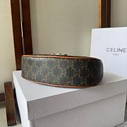 Celine Medium Ava Triomphe Black Bag 114493 Size 23x13x6cm - 5