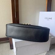 Celine Polly Medium Black Bag Size 33x19x9cm - 5