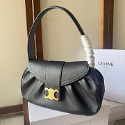 Celine Polly Medium Black Bag Size 33x19x9cm - 4