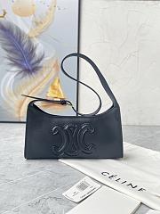 Celine Tabou Smooth Leather Black 22x16x7CM - 5