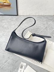 Celine Tabou Smooth Leather Black 22x16x7CM - 2