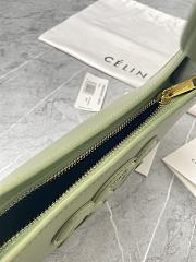 Celine Tabou Smooth Leather Green 22x16x7CM - 3