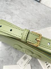 Celine Tabou Smooth Leather Green 22x16x7CM - 5